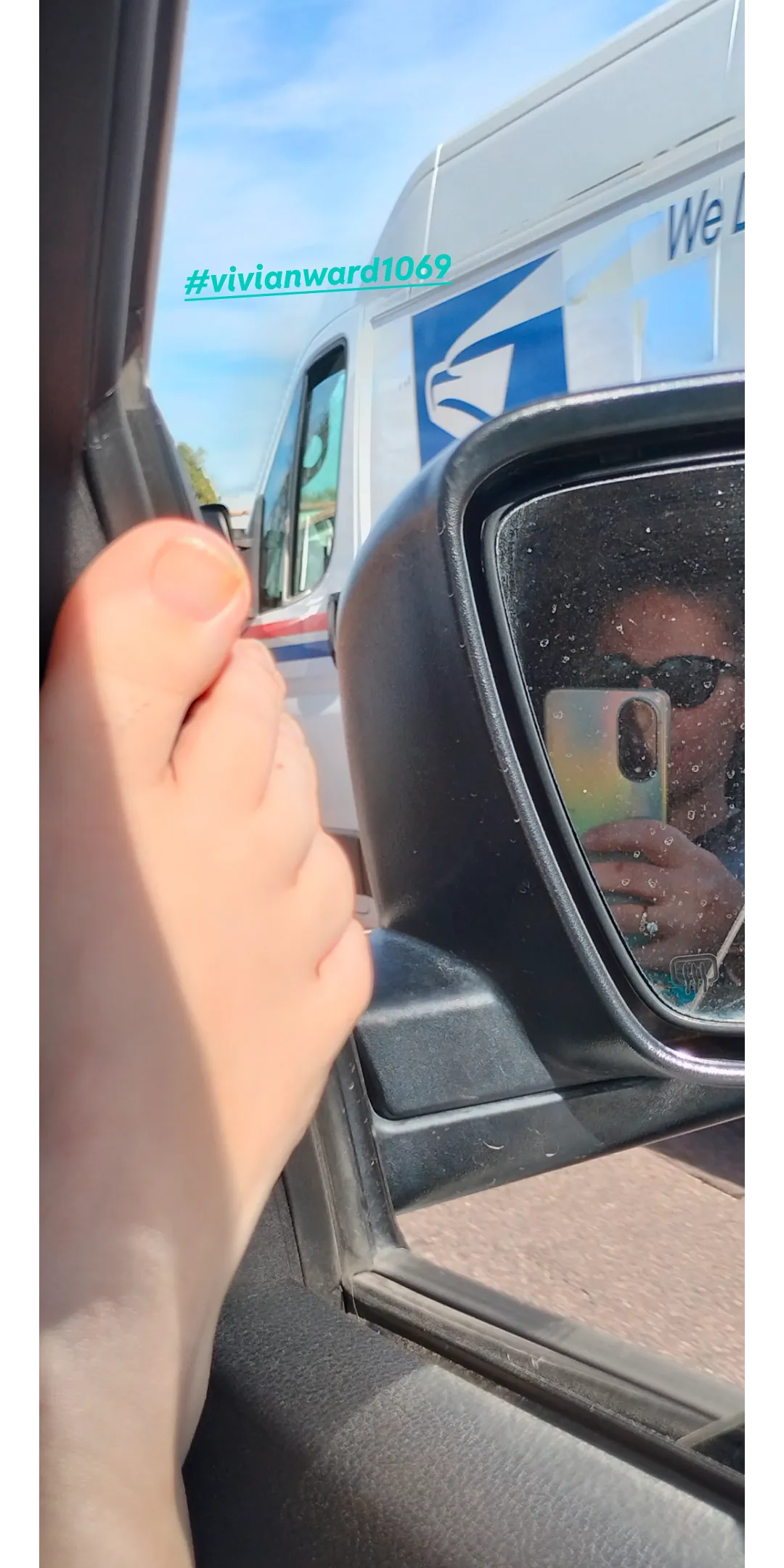 Toes & a Selfie. Like it? #vivianward1069