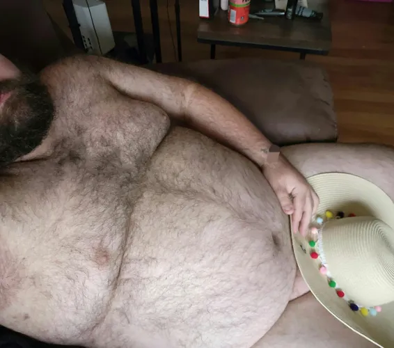 You'll never guess what's under the hat