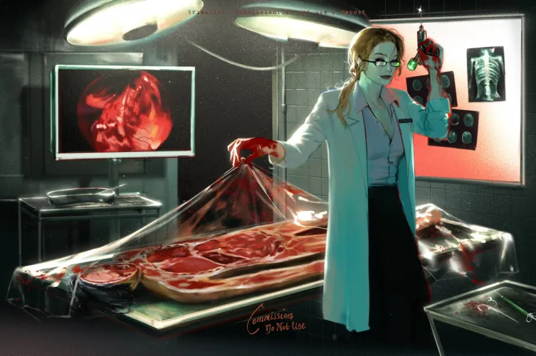 bro got hot dog sliced by triedkiss