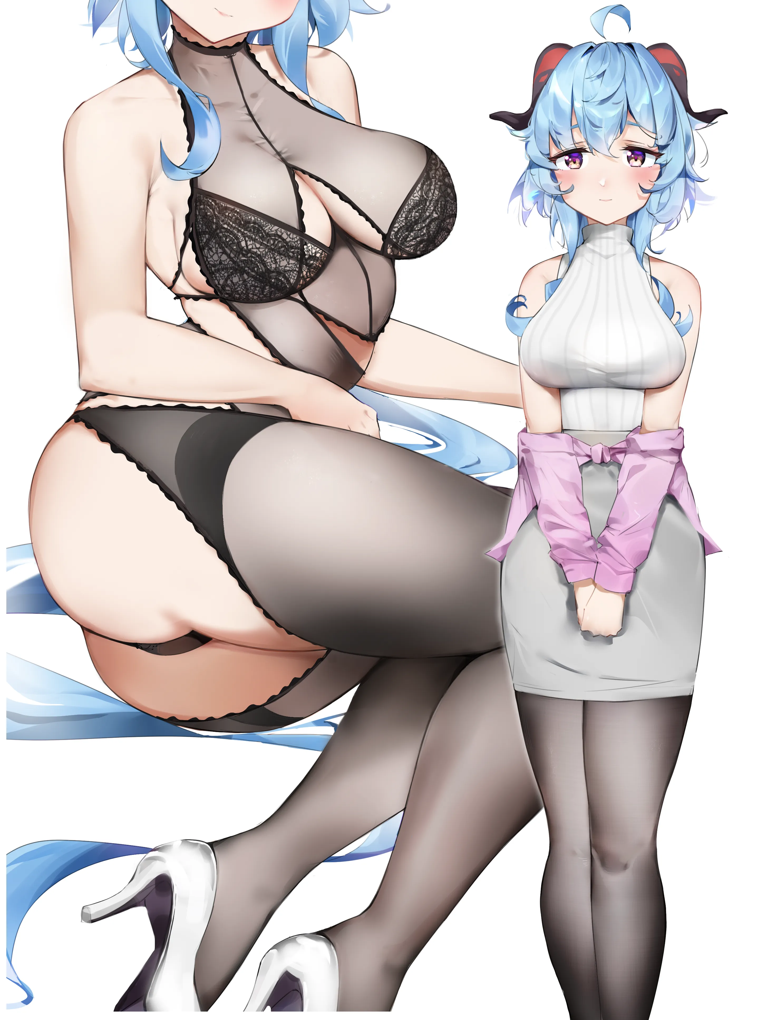 Daily Ganyu Lewdie #1140 Secret Secretary