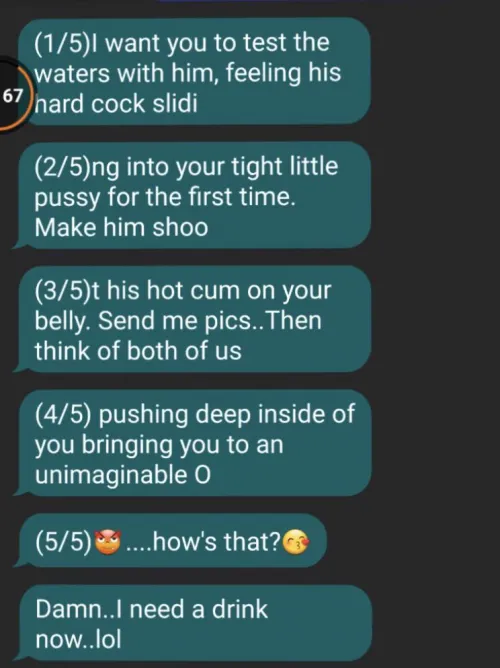 From the husband to his hotwife shortly before he came over