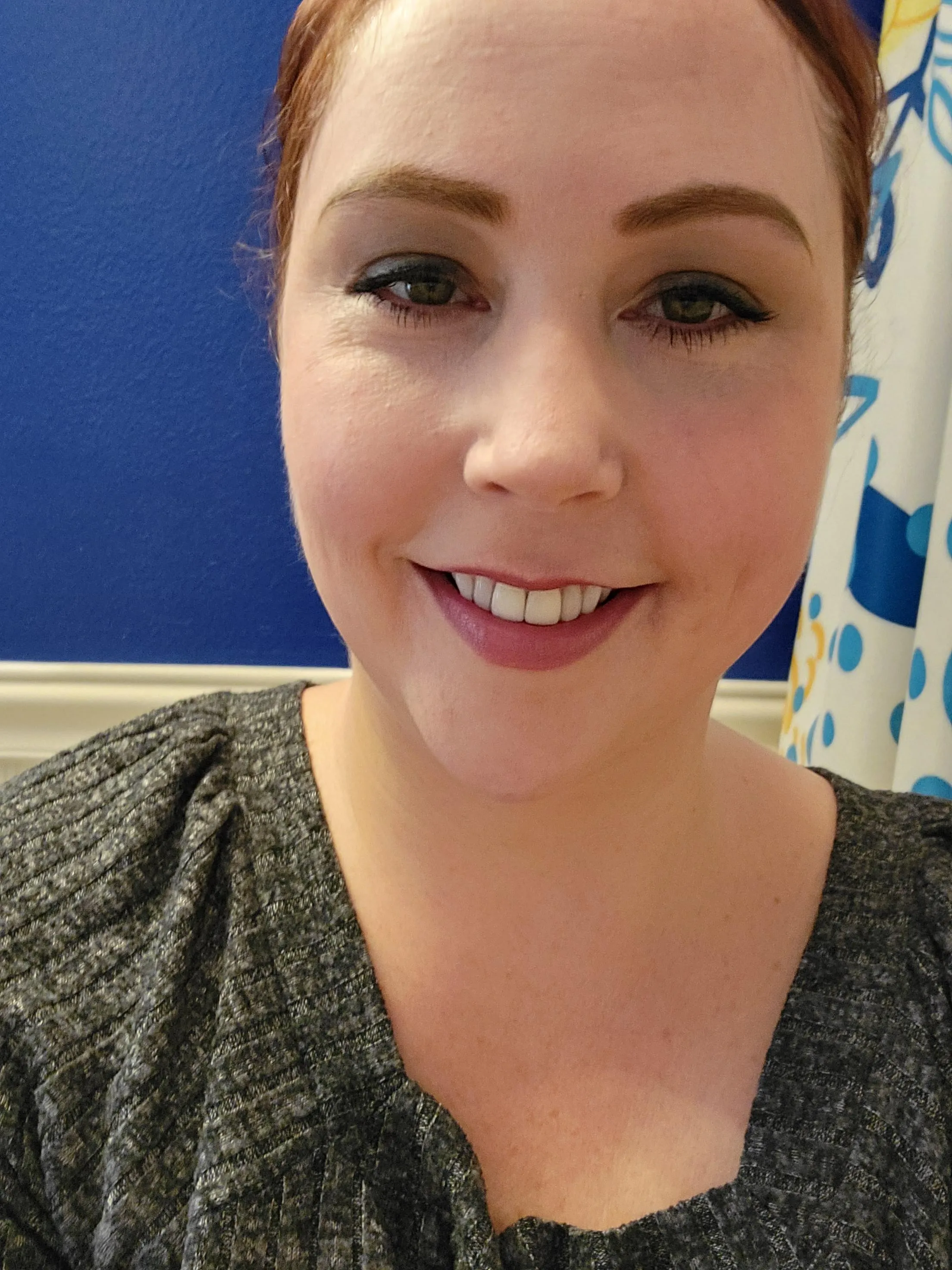 Hair back and ready to start the day!