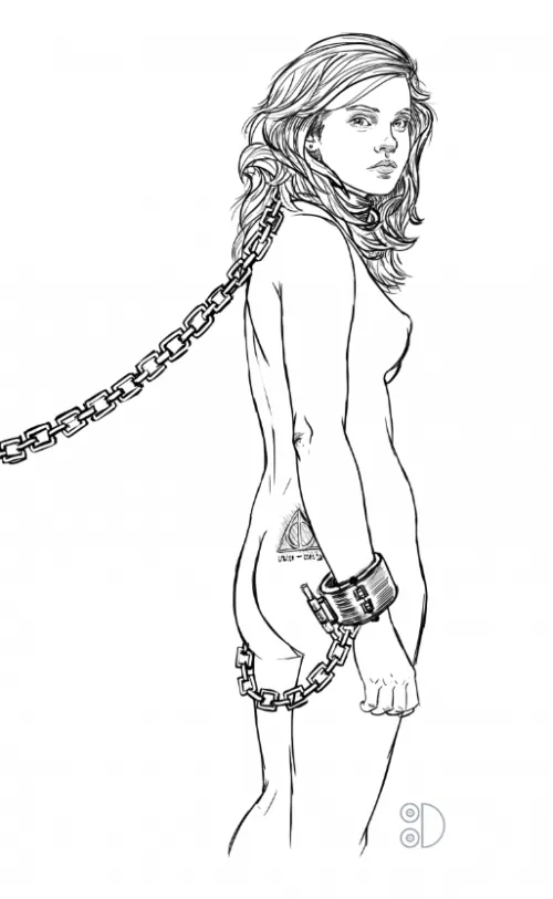 Hermione captured (Tittydispenser)