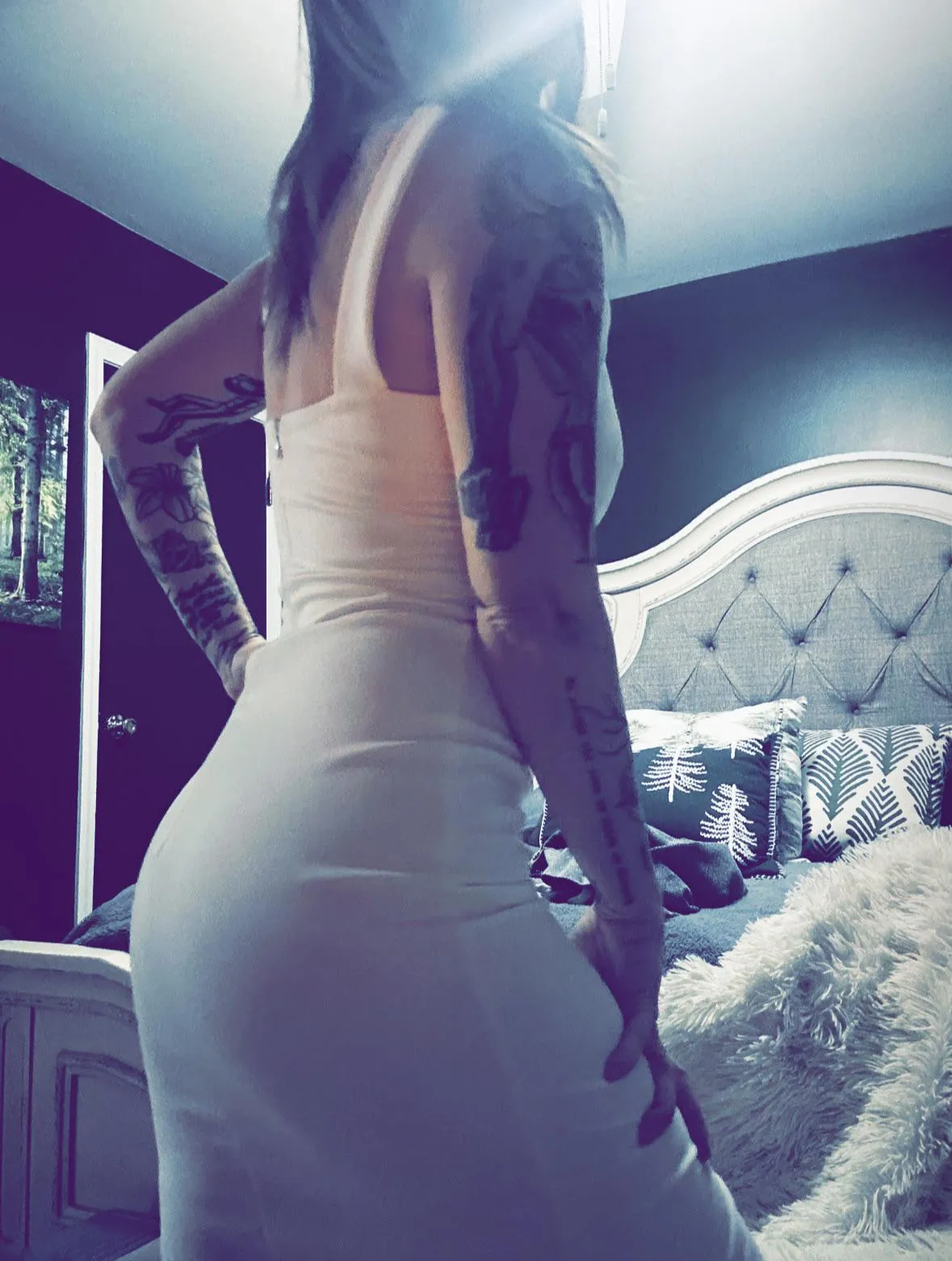 How does my ass look in this dress?