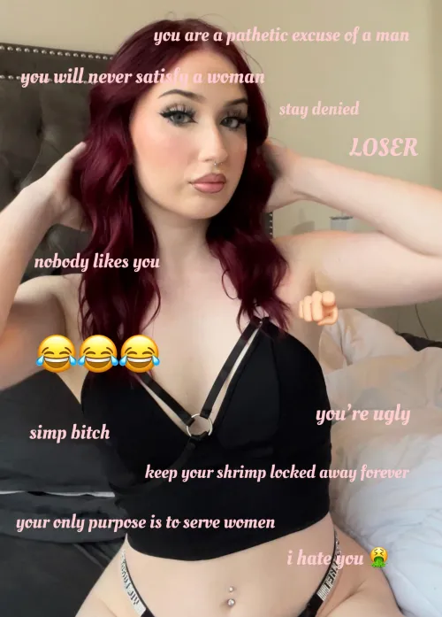 it’s too easy for a mean girl like me to bully you