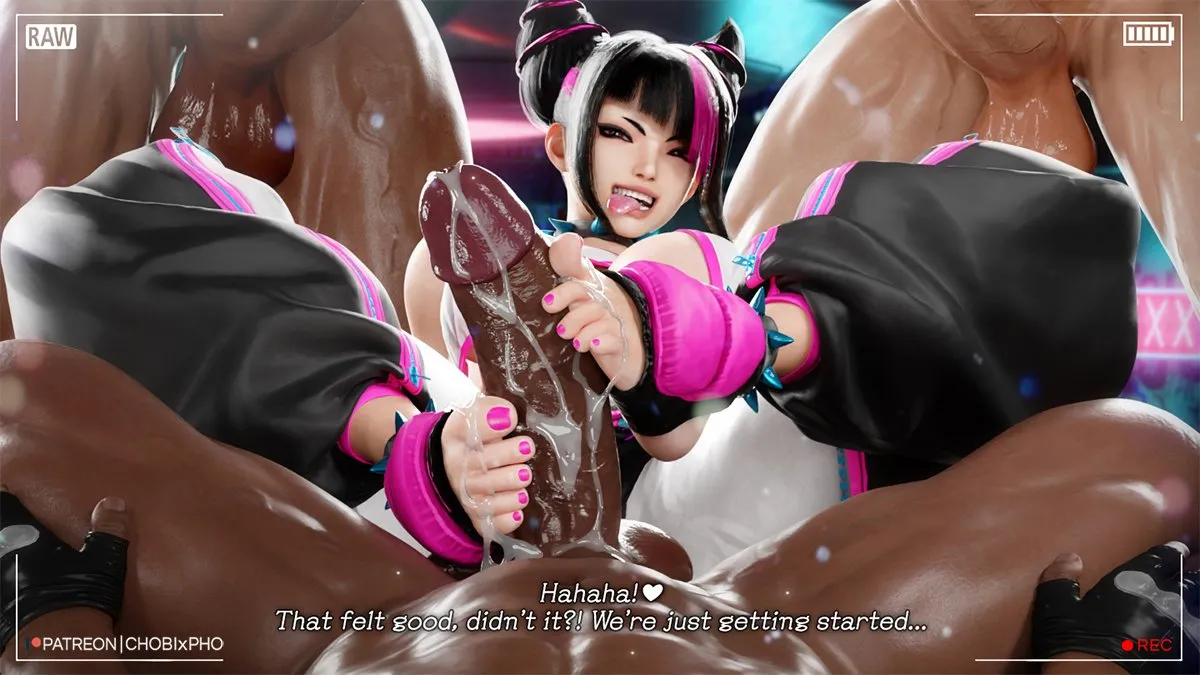Juri Footjob & Cumshot before Gangbang (CHOBIxPHO)