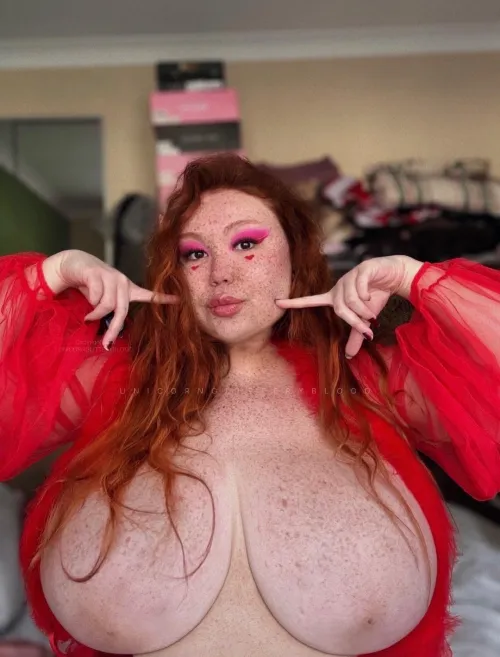 [OC] i've been gaining a little lately (not intended) and it made me feel down, but at least my tits grew??🥺