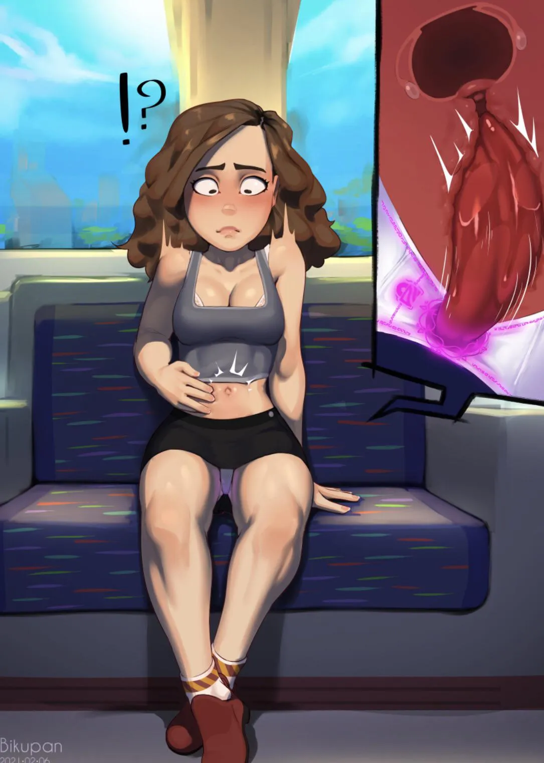 Oh boy, my boyfriend must have found his birthday gift. Damn, this is going to be a long day.