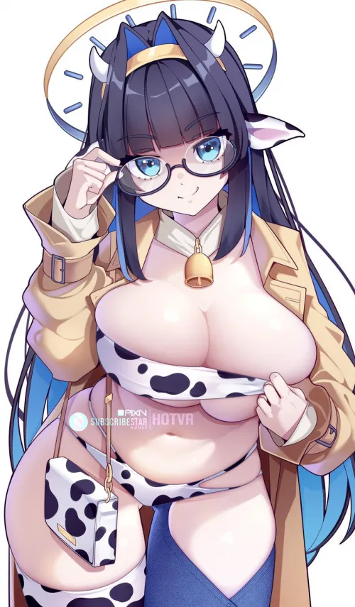 [Ouro Kronii] Cow bikini Kronii Kowronii