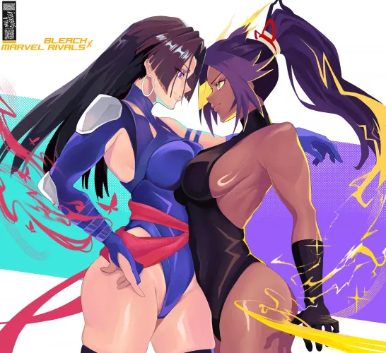Psylocke & yoruichi (hoon)