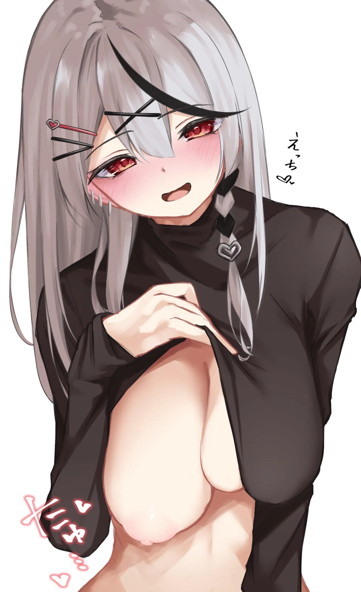 [Sakamata Chloe] Revealing a breast