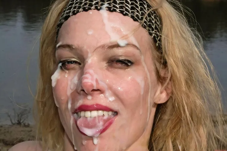 She met some friends at the lake