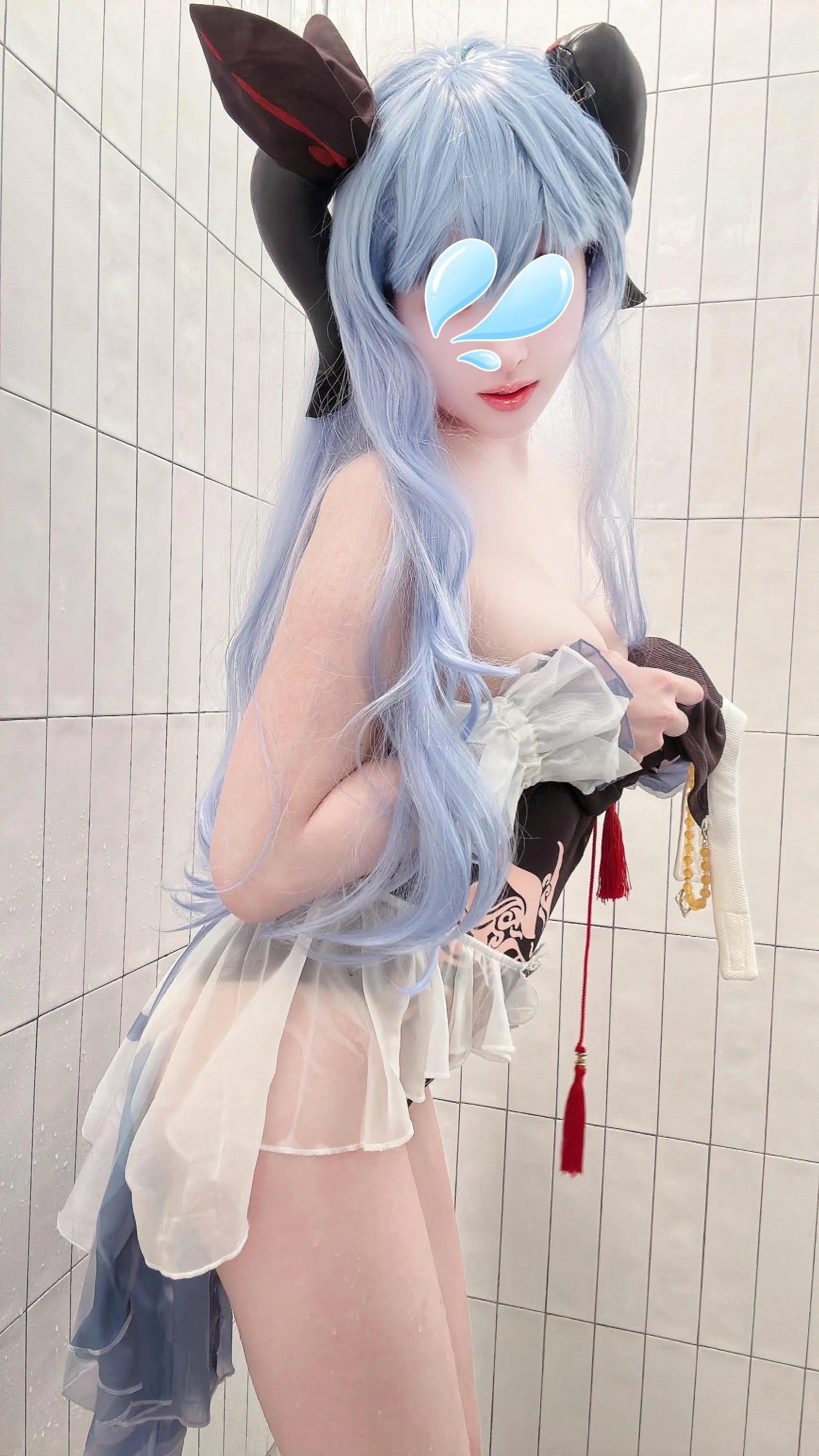 Swimsuit Ganyu (bunnygirlmina)