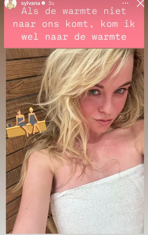Sylvana ijsselmuiden in de sauna