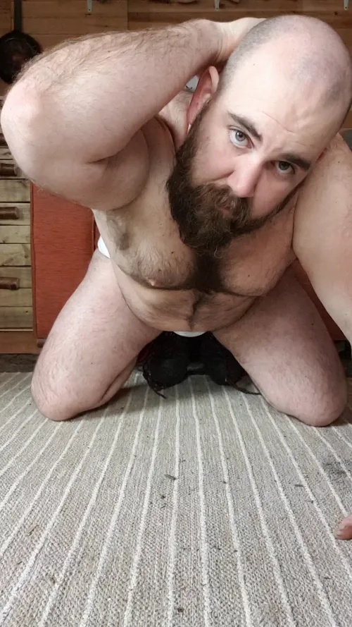 Testing out the new rug... (it's already filthy.. Homestead life for ya.. haha)