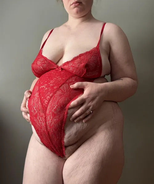 This lingerie has gotten so tight on me! 😮‍💨