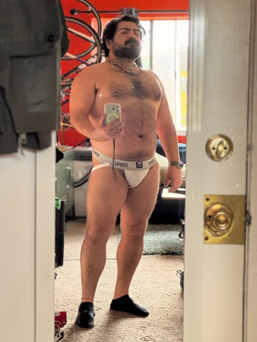 Wearing a jock when it isn’t leg day. Is that gay?