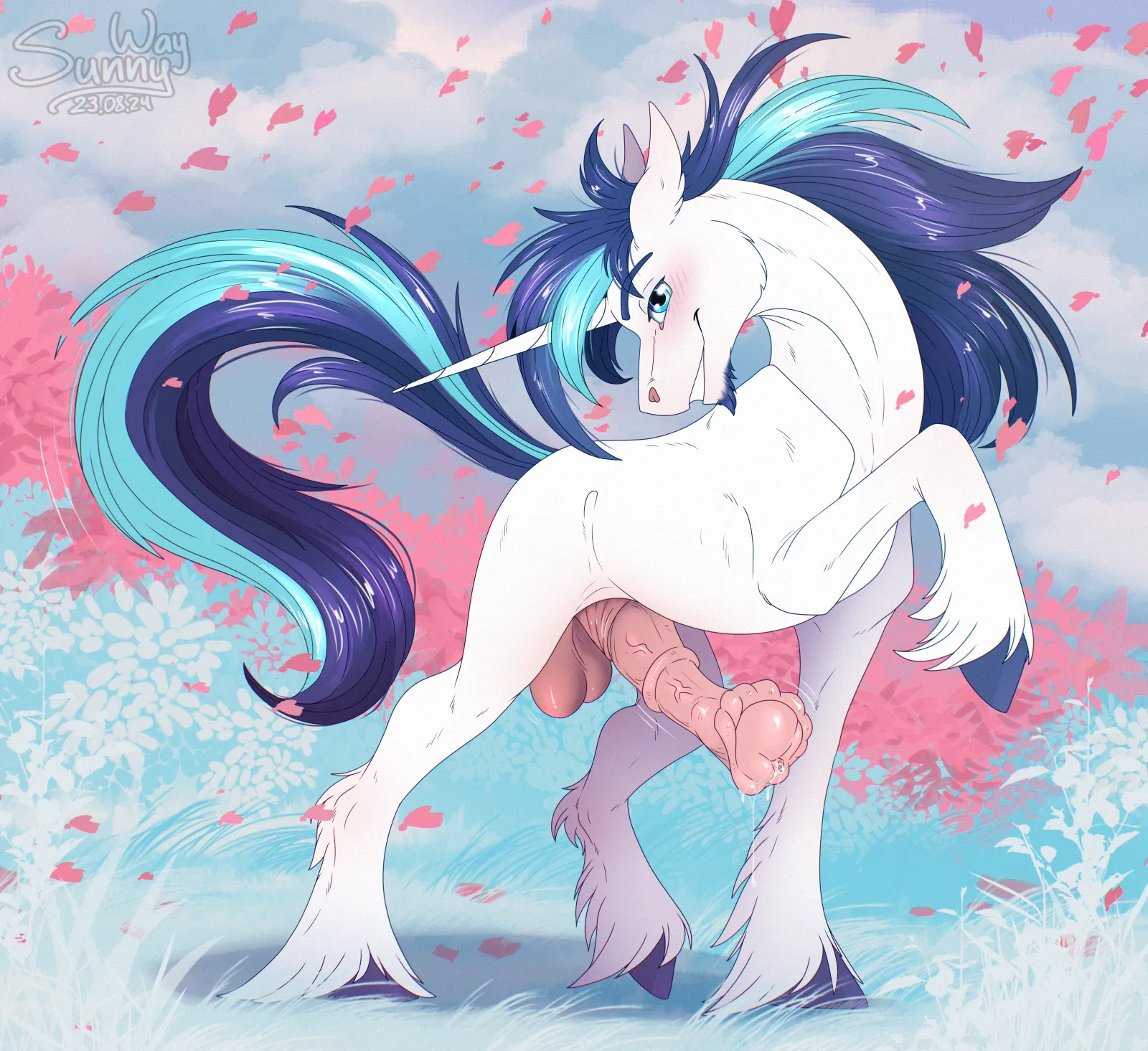 Wouldn't mind sucking on that horn...(sunny way)