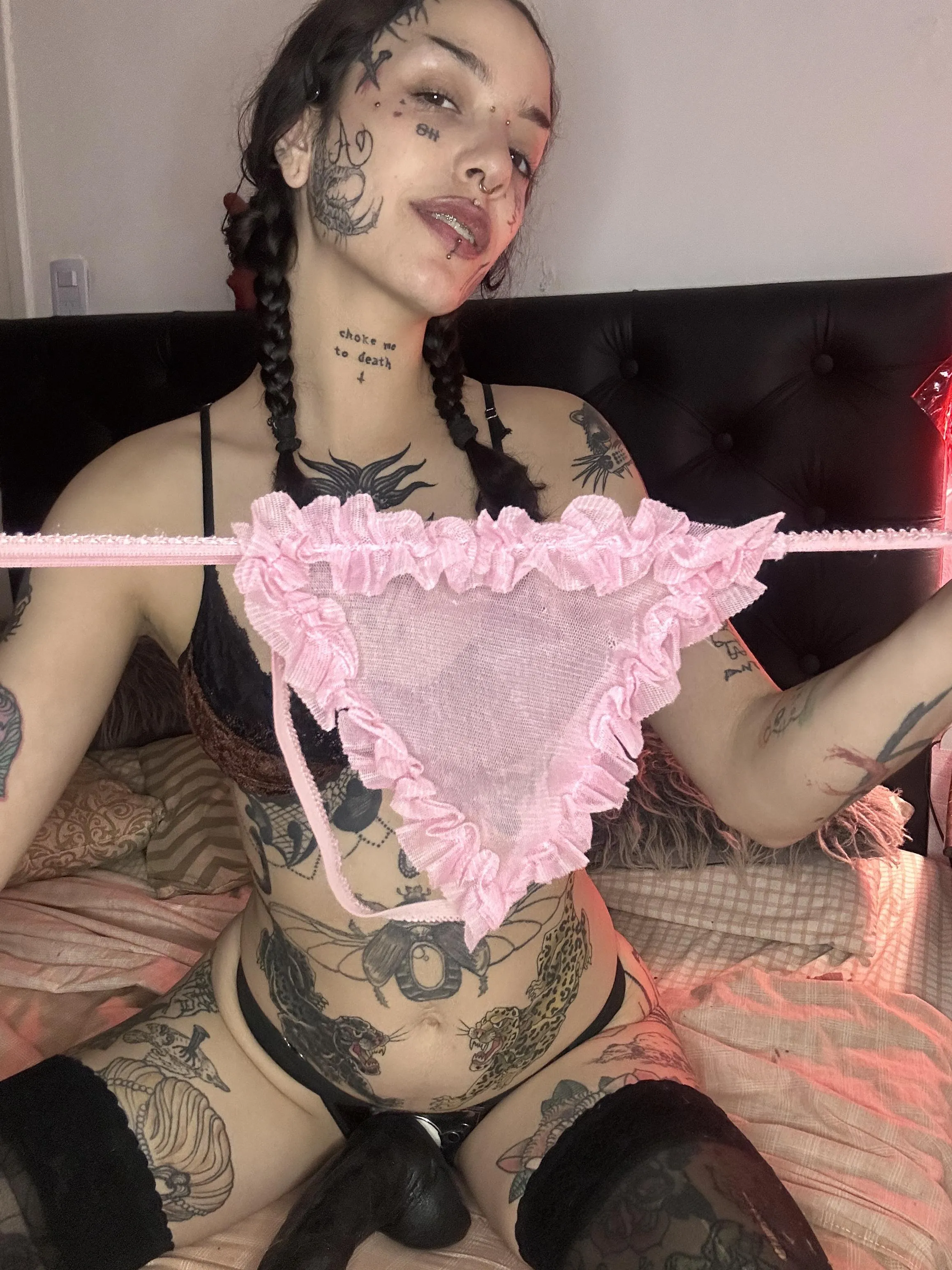 You can use this extra small thong for your pussy.