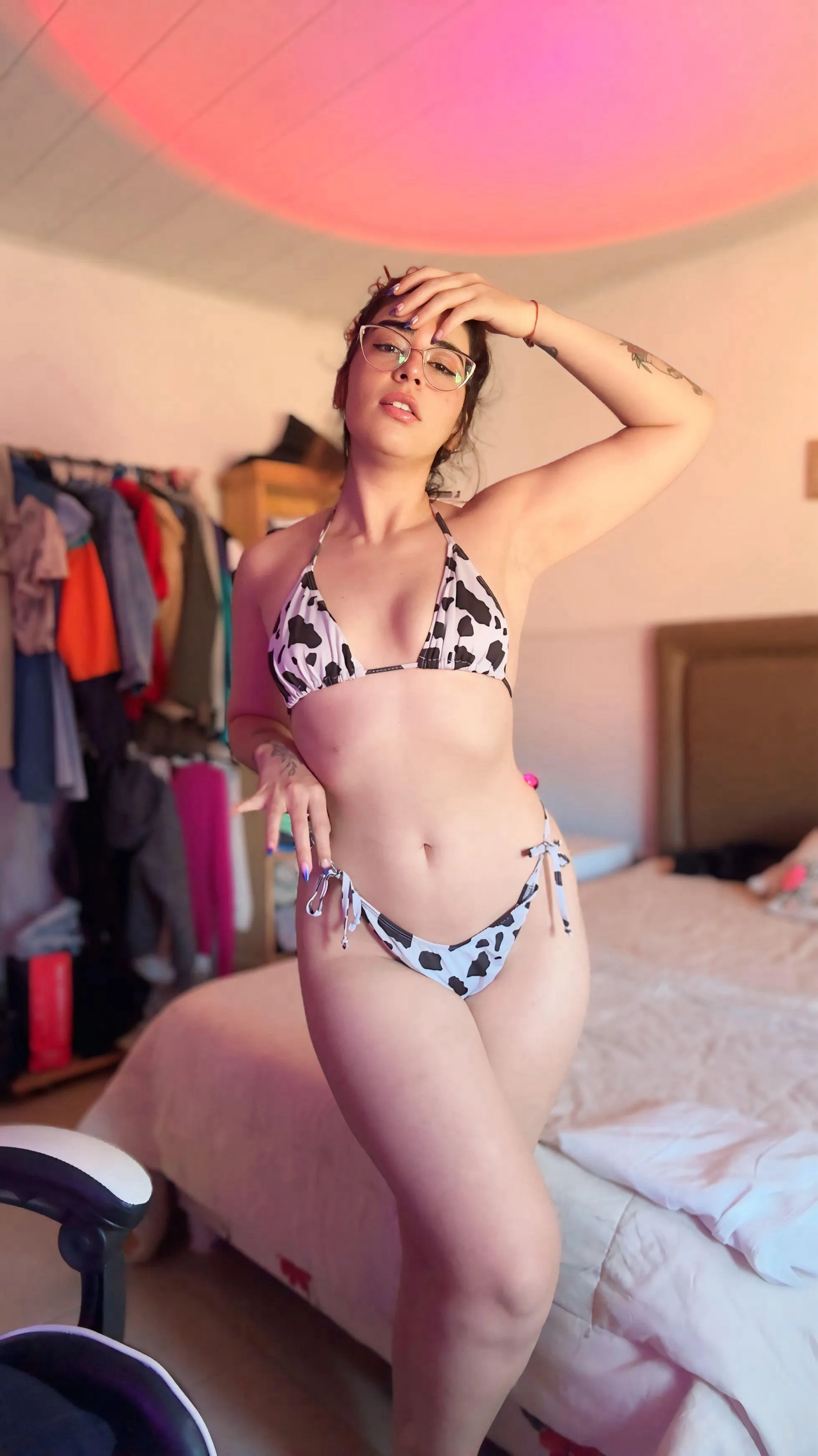 You next to your bored wife and me on your phone, sending you nudes during dinner.