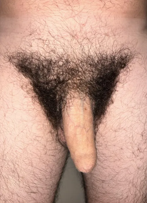 As it looks natural covered and hairy As it looks natural covered and hairy