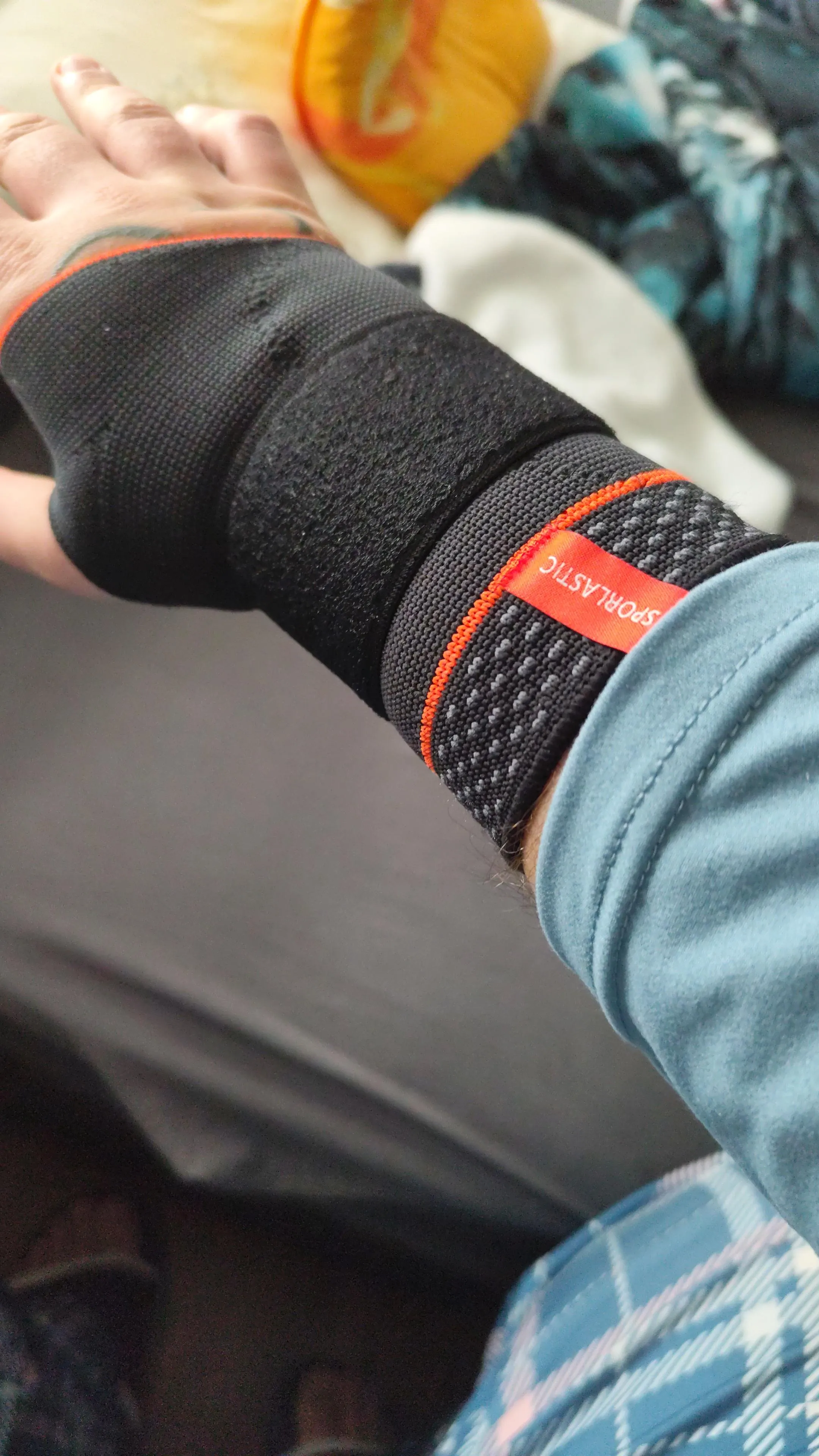 Broke a tendon in my right wrist