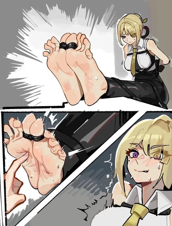 Evelyn Chevalier  caught off guard (Zenless Zone Zero)