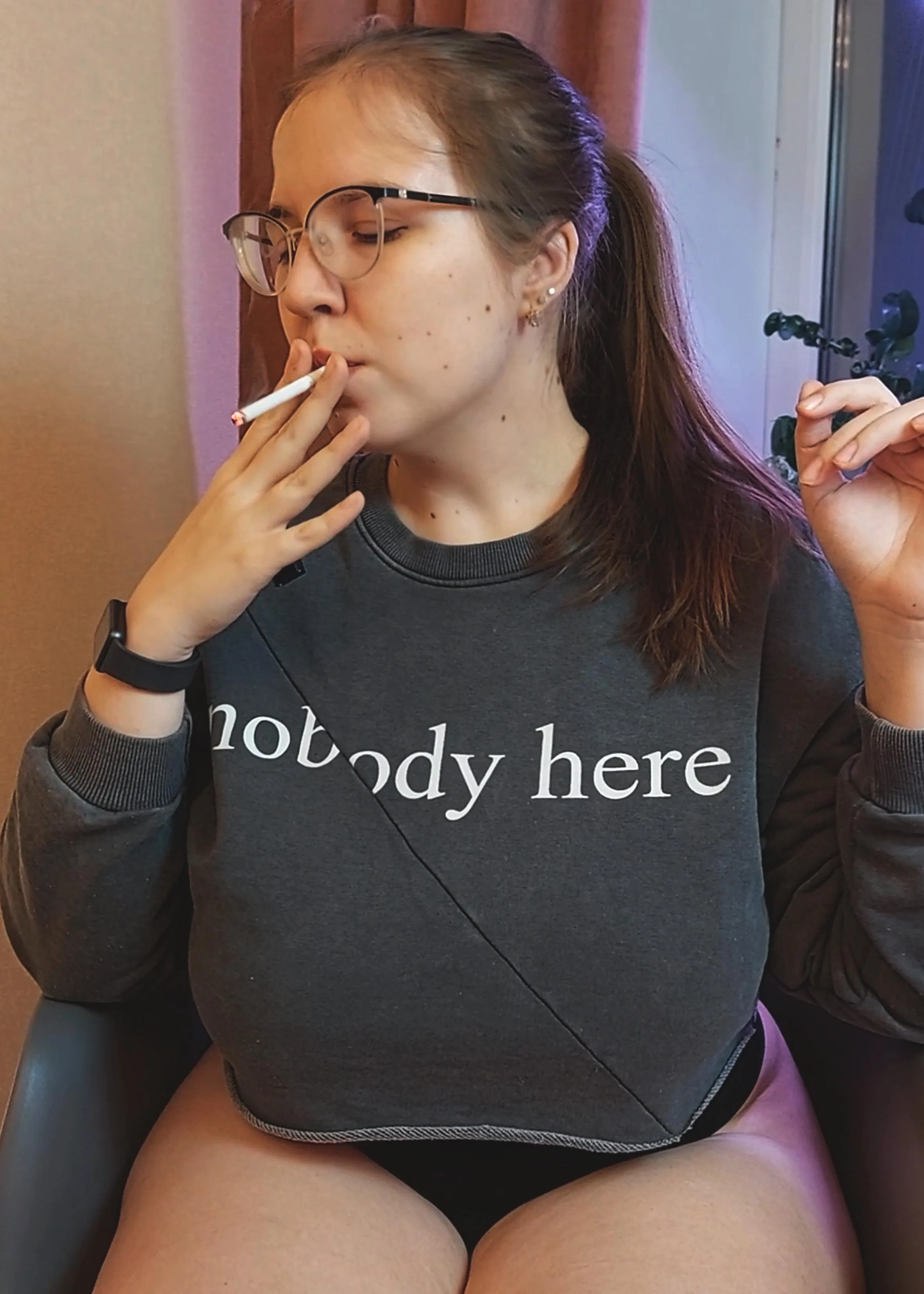 Evening chill starts with a cigarette