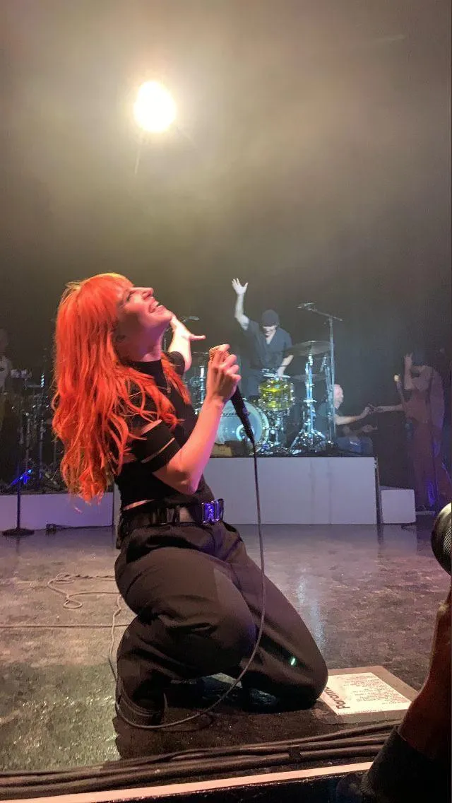 hayley on her knees
