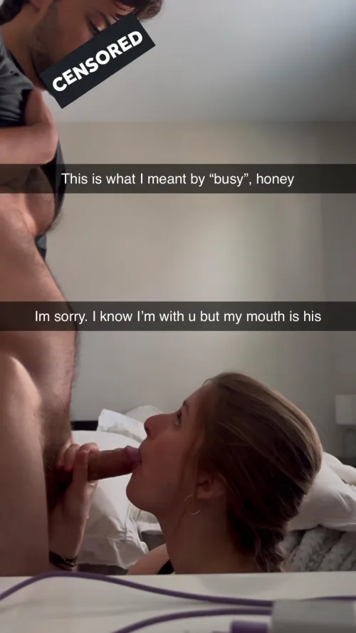 I have my priorities