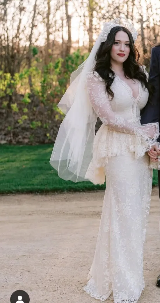 Jesus even in her wedding dress those things are massive