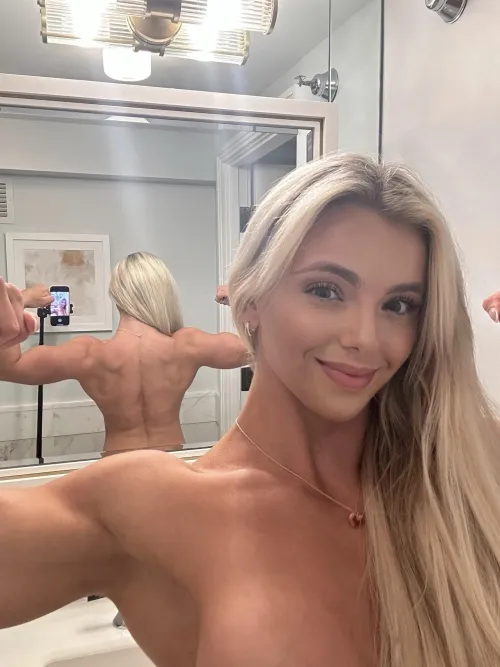 Strong backs are so sexy