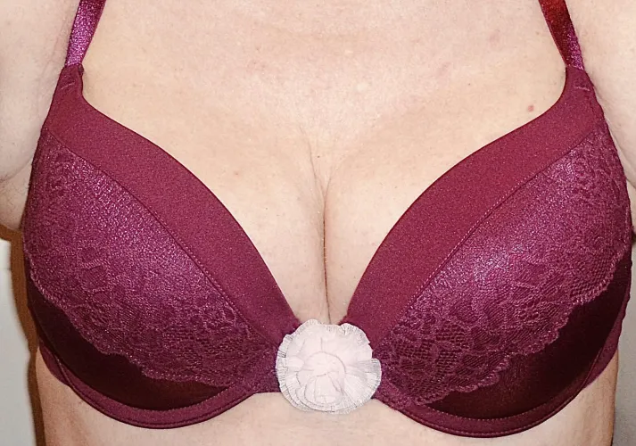 Under my top on Tuesday.