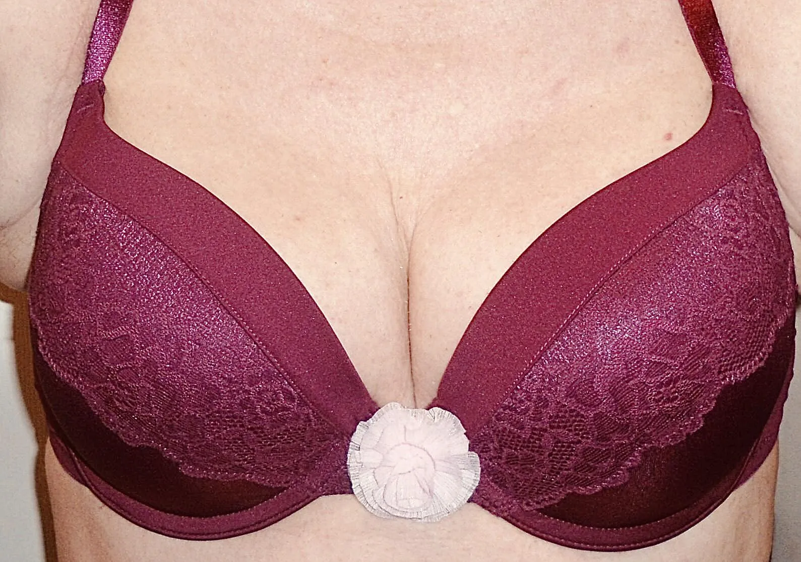 Under my top on Tuesday.