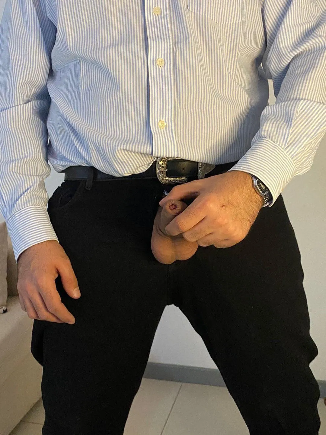 (26) You’re going to have to kneel in my office