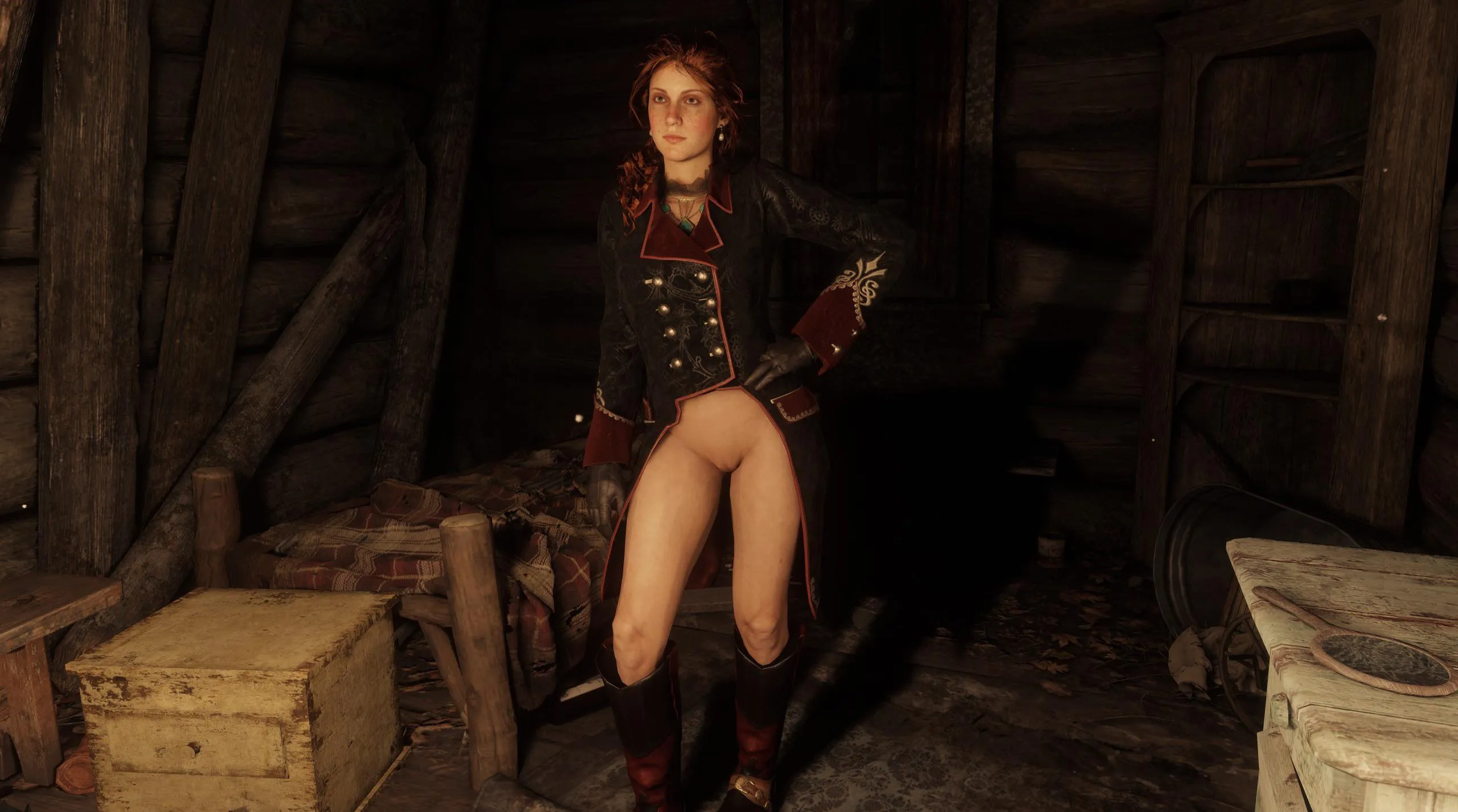 A nighttime surprise