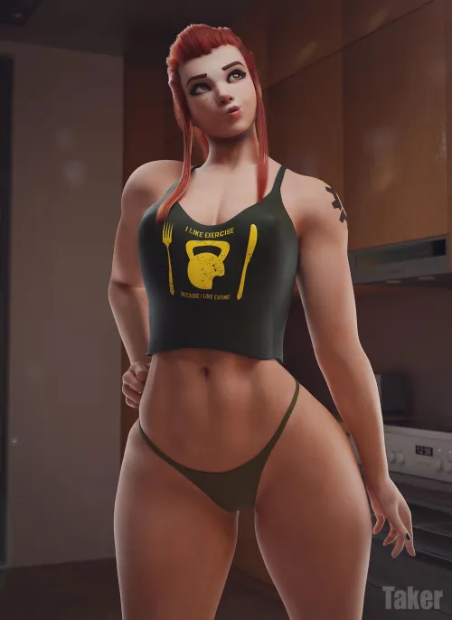 Brigitte the muscle cutie (Taker)