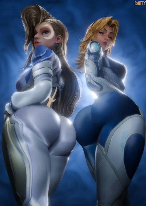 Dagger and Sue Storm - Marvel PAWGS (Smitty)