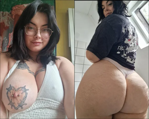 Fat tits or fat ass?