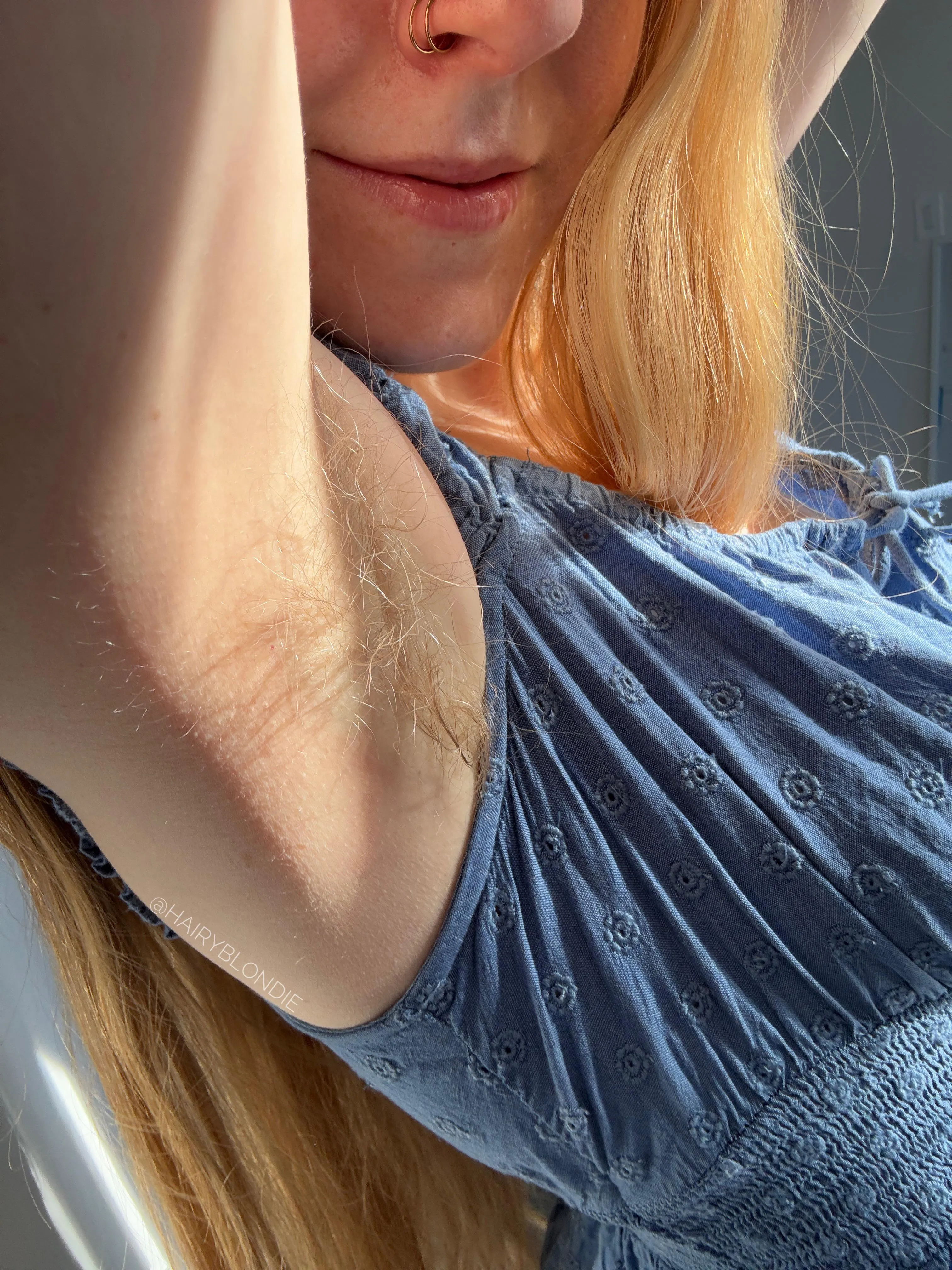 I prefer to keep my [p]its hairy and stinky