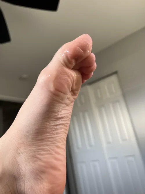 If you were here I'd be making you lick it clean