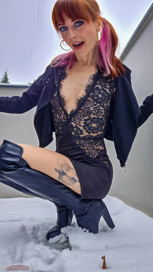 Just a classy snow day seethru