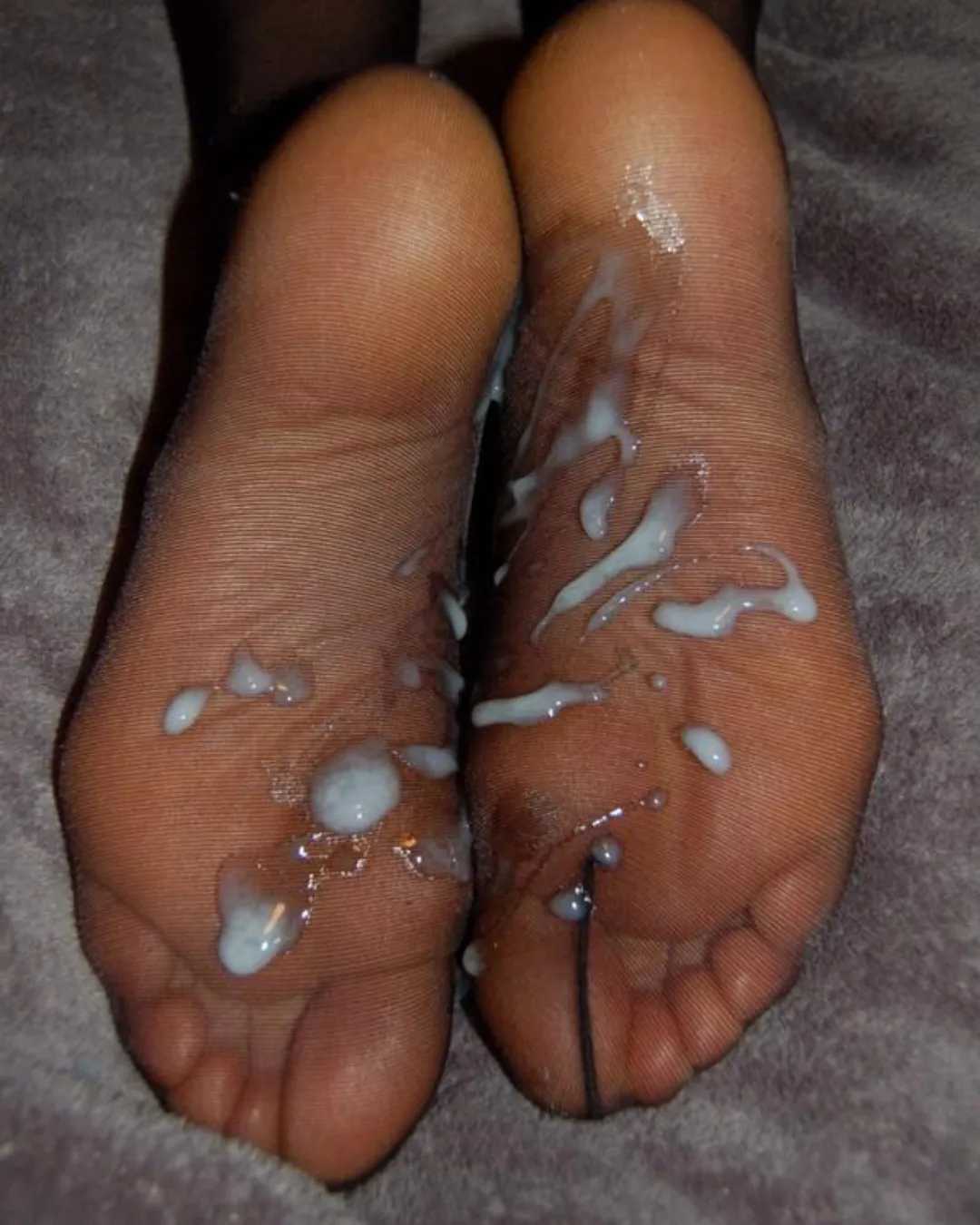 My next door friends soles with my cum