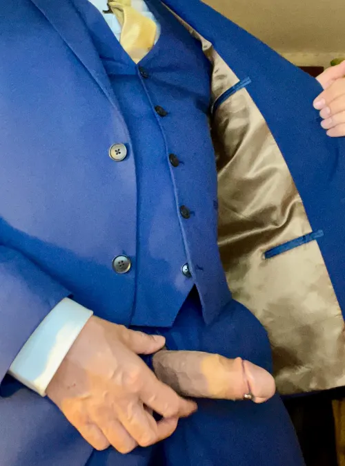 My sub loves being exposed in his suit. Do you like the view?