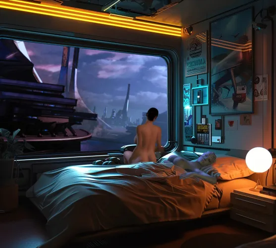 Newly wed. First night on Thessia. (Rastifan)