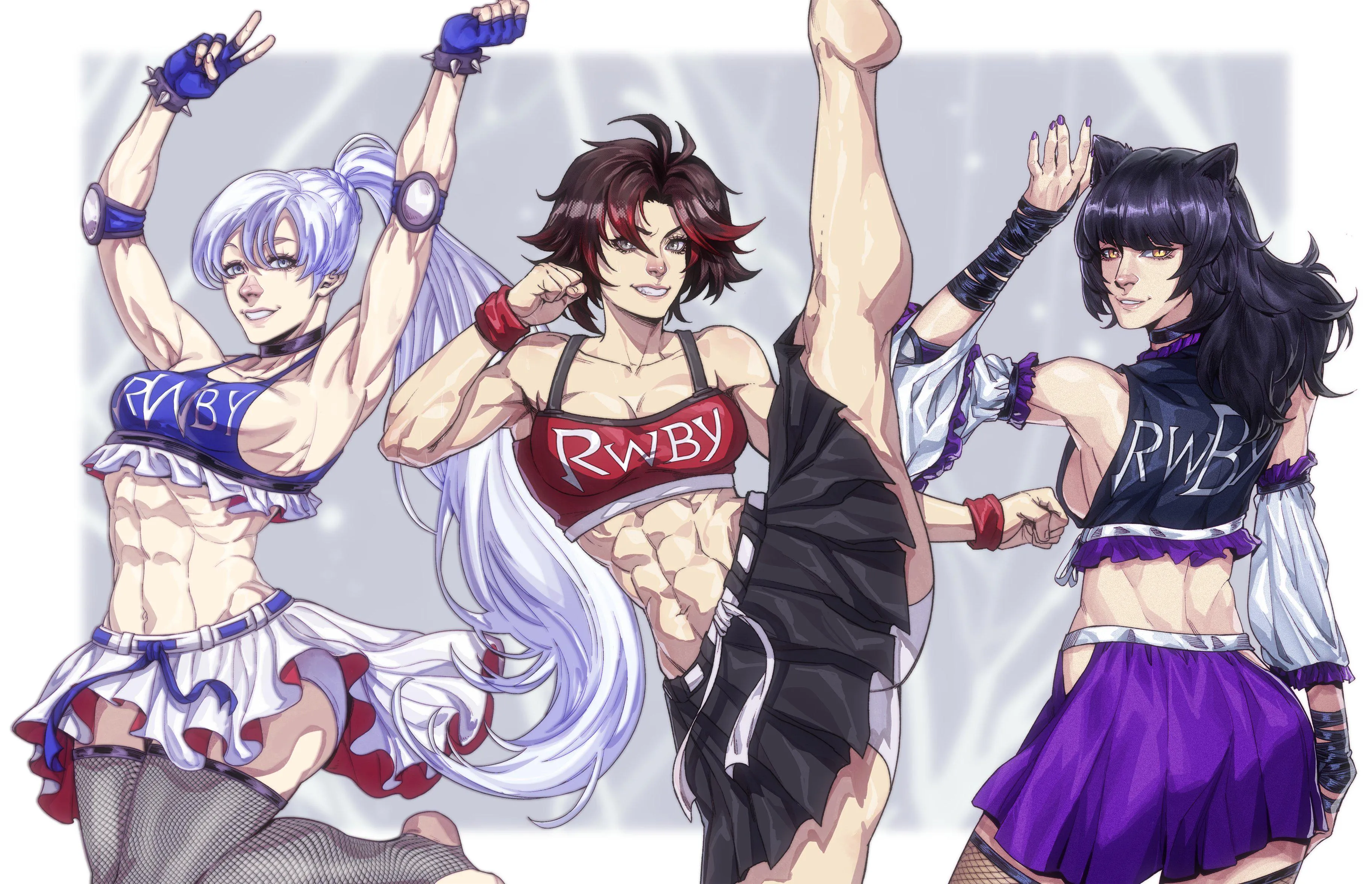 RWBY cheerleaders [@AZ_Ciam]