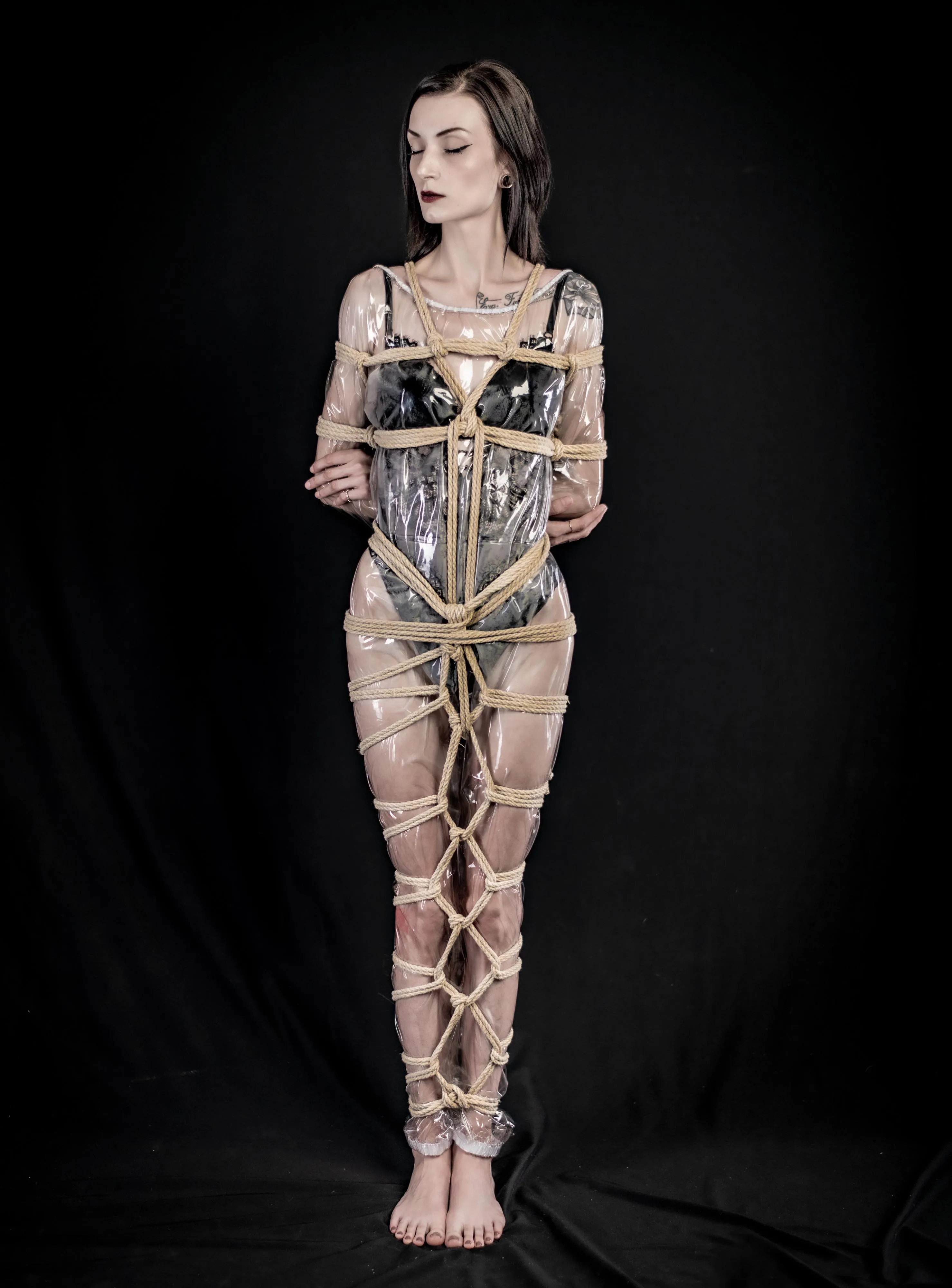 She's bound, and so happy! [OC]