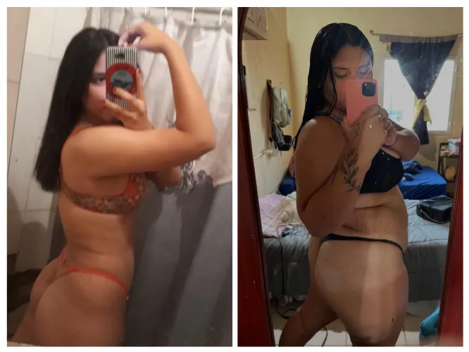 This before and after is so hot