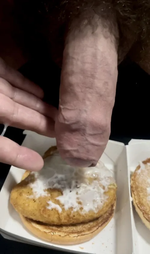 You also need more sauce on your burger?