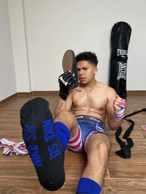 [21] My socks end up this sweaty and smelly after my workout